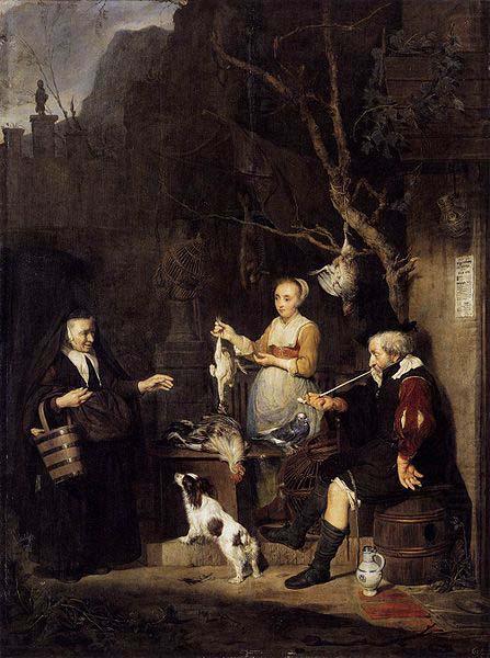 Gabriel Metsu The Poultry Woman china oil painting image